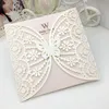 wedding invitations laser cut wedding invitations cards chinese wedding invitations butterfly greeting cards with Inside and Envelope label