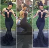 New Luxury Red Carpet Miss Nigeria Gorgeous Lace Celebrity Dresses Sheer Scoop Long Sleeves Trumpet Mermaid Evening Formal Gowns