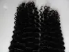 Extensions de cheveux humains bouclés sans trame, lot de 2 cheveux humains en vrac pour tressage, 1206767