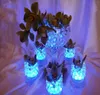 Juldekoration Elektronisk RGB Stearinljus Romantiskt Vattentät Dockersible LED Te Light för bröllopsfest Valentine Blomljus