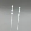 Plast Snap Fastener Wire Buckle Hang Sling Rope för prislappskyltkortetikett Displayplagg Tillbehör 5000 st/set