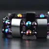 Rainbow Magnetic Hematite Bracelet Multilayer Wristband Bangle Cuffs women bracelets Fashion Jewelry