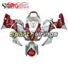 حقن البلاستيك Cowlings لياماها YZF1000 YZF R1 98 99 1998 1999 ABS Fairings دراجة نارية كاملة طقم طقم Cowlings Gloss Silver Red جديد