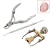 Whole 3pcsset Stainless Steel Cuticle Nipper Nail Clipper Ingrown Toe Nail Correction Tool Nail Art Correction Manicure2854896