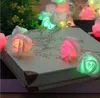 20 LED Rose fleurs décoratives fée chaîne éclairage lampes noël maison fête décor chaîne lumières arbre de noël ornement lumières