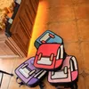 4 colores Gismo Cartoon Bag moda 3D Jump Style Dibujo 2D Cartoon 3D Hombro Messenger Bag bolso de cámara mochila unisex Bolsas de almacenamiento 1795