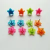 Ny !! Generisk plast Liten Star Push Pins Drawing Pin Bra för Office Pack med 200 st