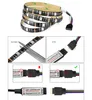 5050 DC 5V USB RGB LED Strip 30LED/M Ljusremsor Flexibel Vattentät Tejp 1M 2M 3M 4M 5M Fjärrkontroll För TV Bakgrund