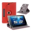 Universal 360 degree rotationg tablet pu leather case stand back cover for 7-9 inch fold liop case with build in buckle