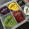 40 Gitarr Picks 1 Box Case Alice Acustic Electric Bass Pic Plectrum Mediator Guitarra Musikinstrument Tjocklek Mix 0.58-1.5