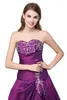 New Barato Estoque Roxo Quinceanera Vestidos Para 15 Partido Doce 16 Formal Longo Prom Party Vestidos de Tamanho 2-16 QC212