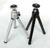 Mini Tripod Professionell Aluminium Flexibel kamera Stativ Stativfäste Kamera Tillbehör Adapter Telefonleveranser för iPhone 7 6 Samsung