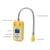 Freeshiping Draagbare Gas Analyzer Professionele Brandbare Gasdetector Gas Leklocatie Bepaal Tester met LCD-scherm Geluidslichtalarm