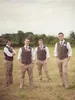 Country Brown Groom Dobnes para Casamento Lã Ferringbone Tweed Tweed personalizado feito Slim Fit Mens Suit Vest Farm Dress Coloque Plus Size