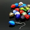 Perles de fleur de prunier en verre, cœur irrégulier Vintage, accessoires de perles faits à la main, matériaux pour la fabrication de bracelets et de colliers, 50 pièces