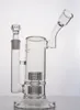 Mobius Design Sidecar Glass Narghilè Bong Dab Rig Double Stereo Matrix Perc Pipa ad acqua con giunto da 18 mm Fab Egg Smoking Shisha