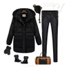 Ny Vinter Tjock Down Jackor Vit Duck Feather Lamb Wool Imitation Kvinnors Down Coat OuterWear Parkas Overcoa