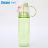 Spray Water Bottle Outdoor Sport Drinking Bottle with Mist Hydration Free DHL