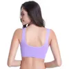 Sport Yoga Bras Gym Fitness Bra Women Seamless Racerback Anti-Vibration Tank Elastic Top Breathable Vest Shirts Padded Underwear OOA1961