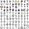 128 stilar Essential Oljediffusor Aromaterapi Lockets Vitguldpläterad Hjärta Key Animal Cur Pendants Without Chain Wholesale