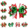 Neue Mode 13 Stile Weihnachtsschmuck Bowknot Haarnadel Kopfschmuck Haarnadel Weihnachten Schneeflocke Bogen Haarspange Kostenloser Versand