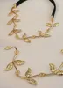 Stylish Women Girls Golden Hollow Leaves Elastic Hair Band Hair Accessories Gift #R48