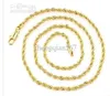 Thin Men 18k yellow gold filled necklace chain
