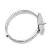 BeadSnice 925 Sterling zilveren ring blanks met een pincode voor half geboorde kralen Verstelbare zilveren ring bevindingen ID35764