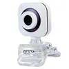 New Design USB Webcam with LED Lights Metal Computer Webcam Web Cam Camera MIC for PC275p
