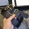 Neue schwarze Farbe Hohe Qualität Designer Mode Schlangenschnalle Gürtel Herren Damen Gürtel Ceinture für Geschenk 6a68