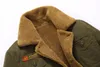 Vinterbomber Män Flygvapen Pilot MA1 Jacka Varm Male Fur Collar Army Jacket Tactical Mens Jacket Plus Storlek