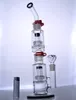 Build A Bong Black Big Glass Bong Large Recycler con Matrix Perc Birdcage Oil Rigs rimovibile con clip