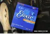 Vente en gros 5 ensembles Elixir 12052 Nanoweb Ultra Thin Coating Cordes de guitare électrique Super Light .010 -- .046 Instruments de musique