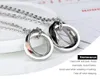 2017 Date Haute Qualité En Acier Inoxydable 316L Anneau Rond Amour Éternel Pendentif Couples Promise Collier