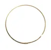 10 unids / lote chorros de gargantilla chapado en oro alambre para joyería de moda de artesanía de bricolaje 18 pulgadas W19