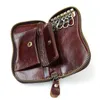 ファッションレザーの財布財布ファッションレザーコイン財布ユニセックス車のキーチェーンホルダーと財布