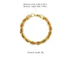 Top Quality Hip Hop Rope Chain Necklace & Bracelet Rock Rapper Jewelry sets For Men Women 75cm*8mm, 21cm*8mm
