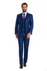 2017 trajes de boda para hombre por encargo tres piezas esmoquin muesca solapa novio esmoquin noche boda padrino trajes para boda (abrigo + pantalones + chaleco)