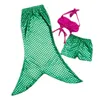 Ragazze Mermaid Tail Bikini Suit Bambini Ins Pinze da bagno Costume da bagno Costume da bagno Costume da bagno Costume da bagno Costume da bagno 30Designs Scegli Free FedEx Ups Ship