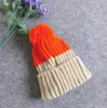 Nya baby barn vinter beanies skalle kepsar boll beanie stickad hatt stickning hattar flickor pojkar barn varm capual m79