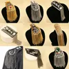 2pcs/Lot 2023 Kpop fashion handmade performance accessories women and men clothes Suit epaulet tassel shoulder epaulettes wholesale