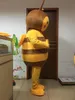 Costumes high quality little bee mascot costume for adults 100% real picture free shipping