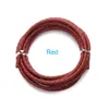 2 M leather whips genuine leather knit rope chains DIY pandora bracelet necklace rope material jewelry accessories