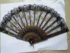 Vouwende hand gehouden plastic zijden vlinder fans bulk voor vrouwen - Spaans / Chinees / Japanse paleis stijl herstellen van oude manieren 9.0 "(23cm)