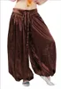 Belly Dance Satin Harem Pants Tribal Style Bollywood Dancing Costume Stage Wear