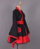 Naruto Shippuden Akatsuki Organization Femminile Lolita Kimono Dress Costume Cosplay Anime