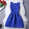 2018 Summer Style Dresses For Girl A-line Sleeveless Formal Girl Dresses Teenagers Party Dress Cheap Free Shipping