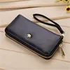 Whole 2017 New Women Ladies Wallets Soft Leather Wallet Crown Clutch Leather Bags Purse Popular Handbags With Strap J4158735893