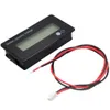 Freeshipping 5pcs/lot 12V 24V 36V 48V LCD Acid Lead Lithium Battery Capacity Indicator Digital Voltmeter Voltage Tester