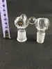 유리 물 파이프 및 bongs 금연 컬러 도매 고품질 19mm 여성과 남성의 공동 그릇